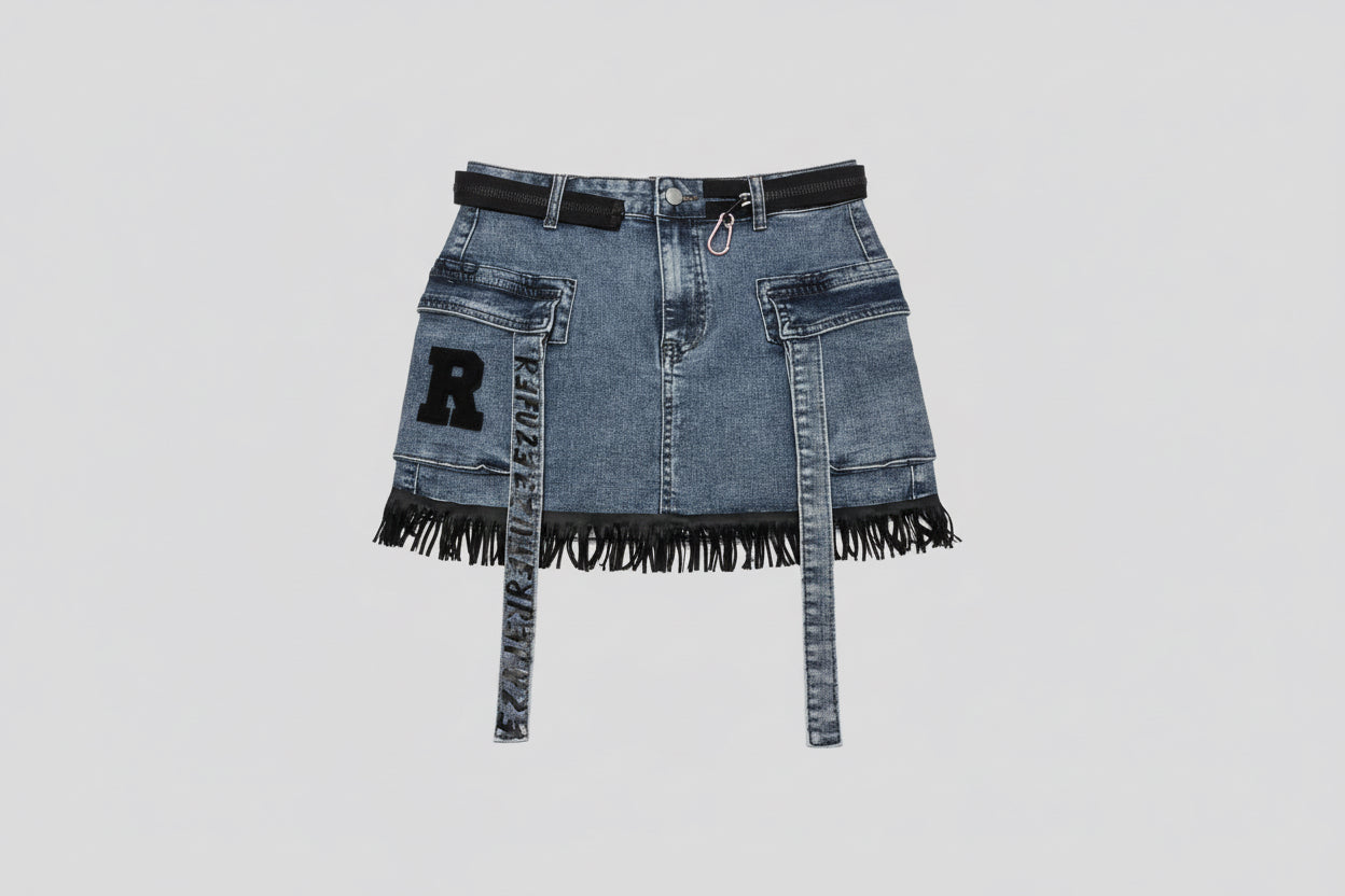 Denim Short Mini Skirt