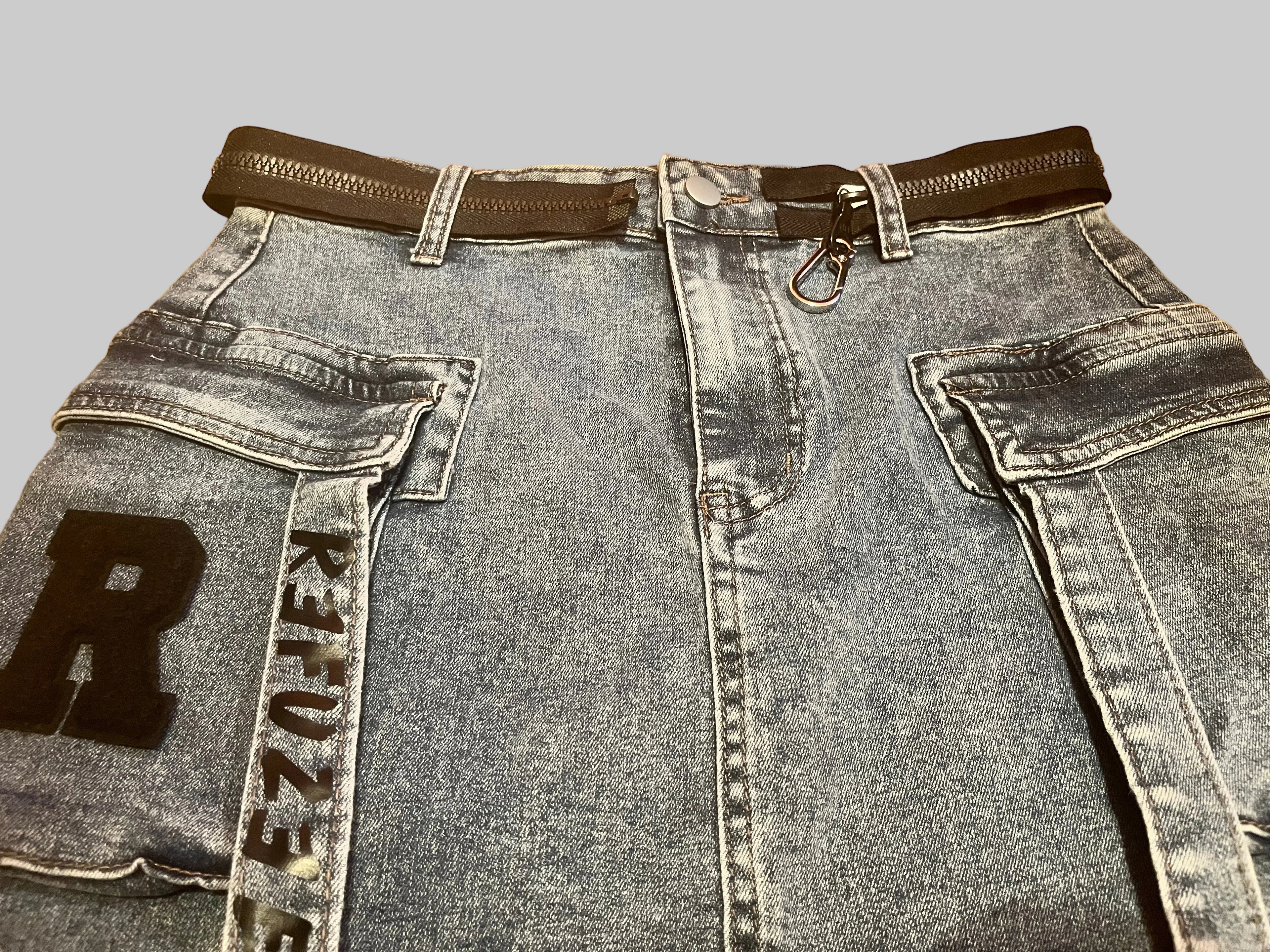 Denim Short Mini Skirt